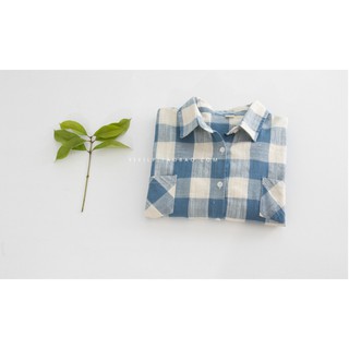 [ORDER] Sơ mi caro dáng rộng