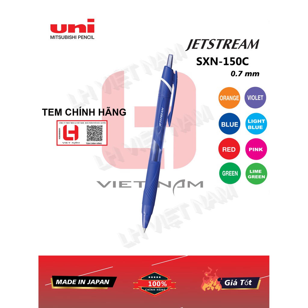 SXN-150C UNI-BALL Jetstream Bút bấm mực