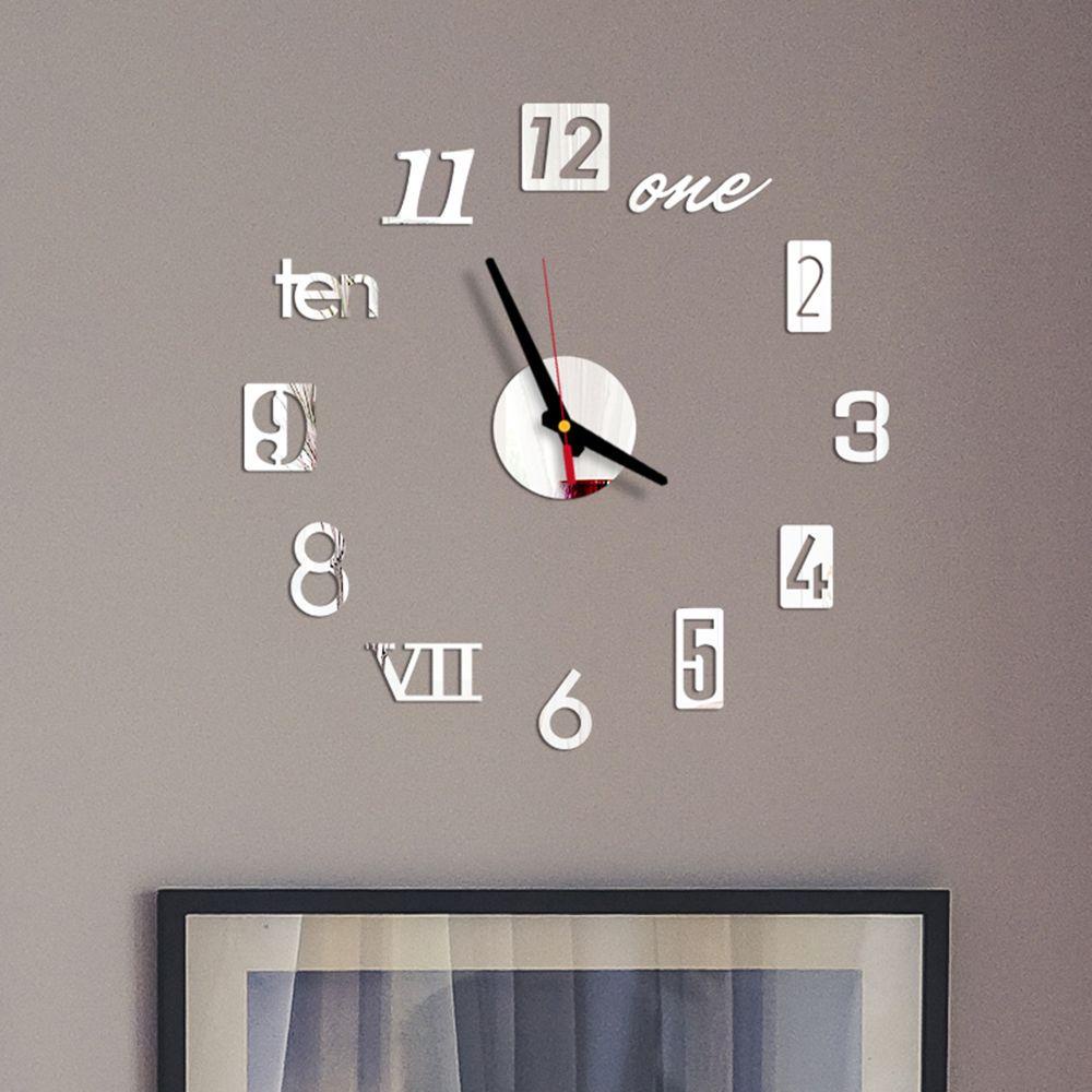FOREVER Đồng Hồ Dán Tường Tự Dính Thời Trang