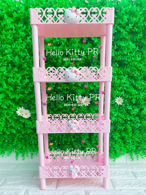 Kệ nhựa đựng mỹ phẩm, phụ kiện Hello Kitty