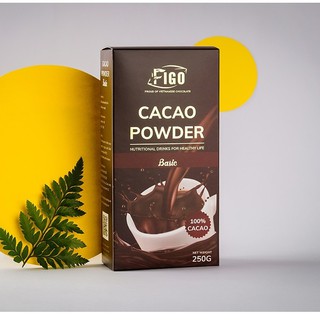 [Chính hãng] Bột Cacao nguyên chất Figo túi 250g trong pha chế và làm bánh hiệu FIGO, đạt chứng chỉ UTZ, chất lượng