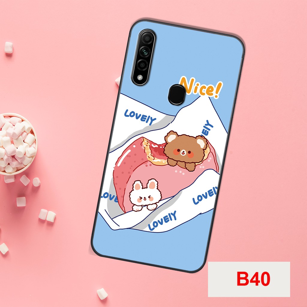 ỐP LƯNG OPPO A31 2020 IN HÌNH 3 CHÚ GẤU NHIỀU HÌNH DÁNG