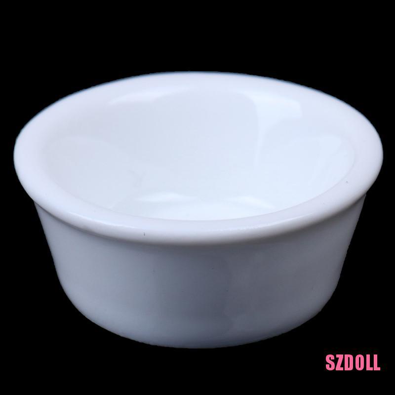 Mô Hình Chậu Hoa Trắng Bằng Gốm Tỉ Lệ 1:12 Dành Cho Nhà Búp Bê SZDOLL6