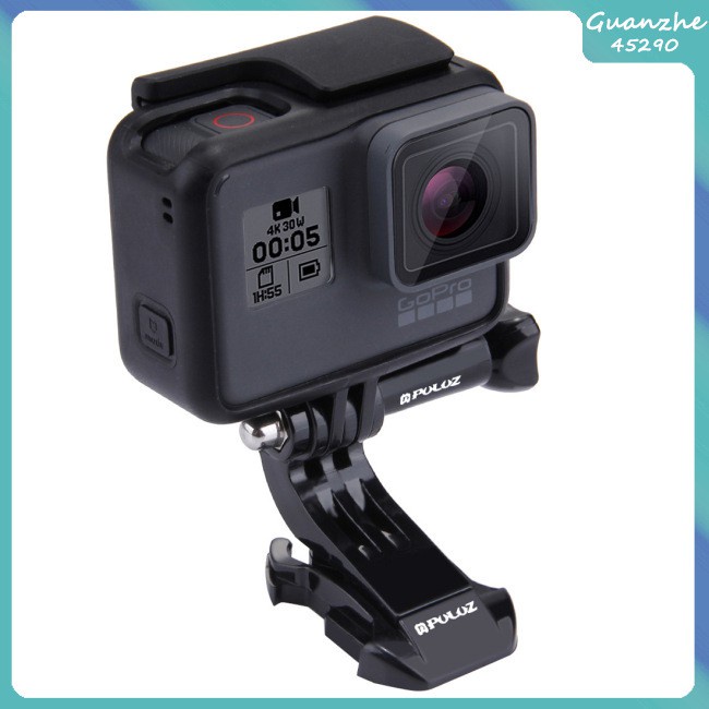 Hot Sale 【GZ】 J-shaped Helmet Base Mount Adapter for GoPro HERO5 /4 Session /4 /3+ /3 /2 /1 Accessaries