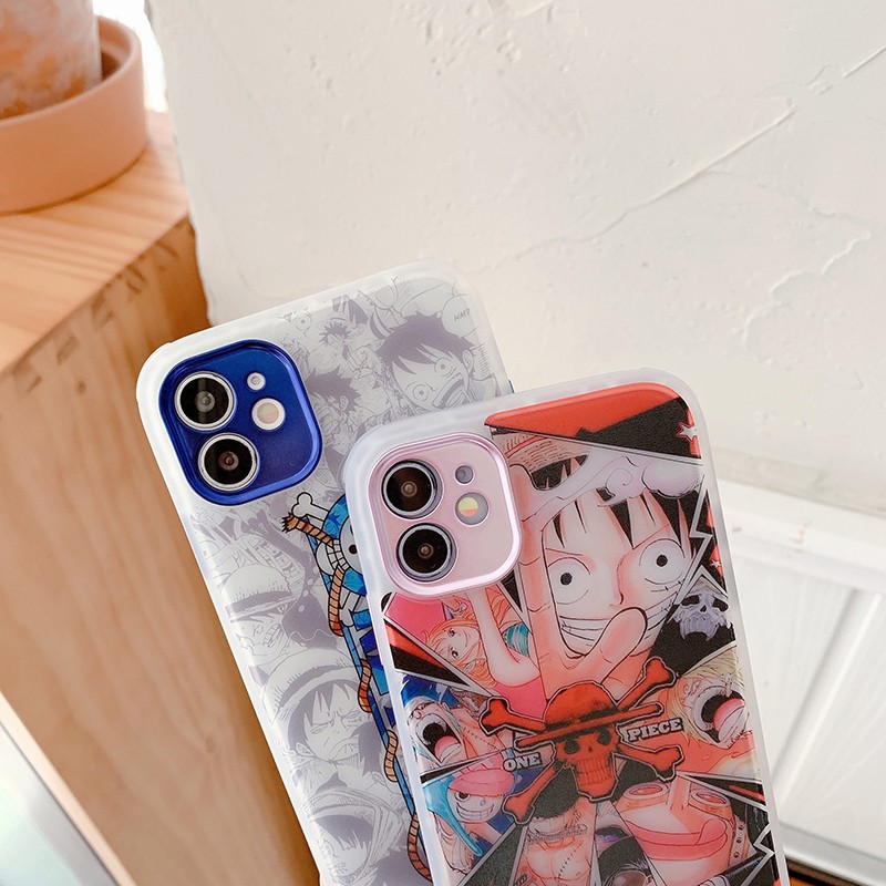 One Piece Luffy áp dụng cho Ốp lưng điện thoại iPhone7 / 8plus 12mini / 11Pro / Max Apple XS / XR mềm