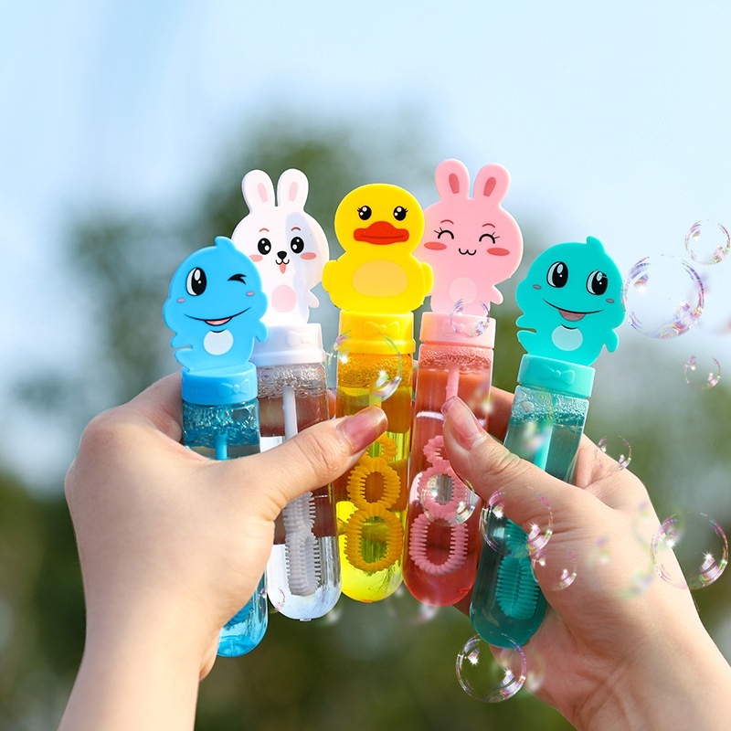 Ống thổi bong bóng hình thú dễ thương cho bé