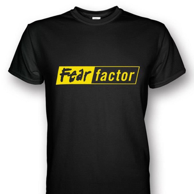 The New Men Shirt Gym Athletic Fear Factor T-Shirt Short Sleeve Sport Oversize Classic Men'S Tee Father'S Day Birthday Cool Gift