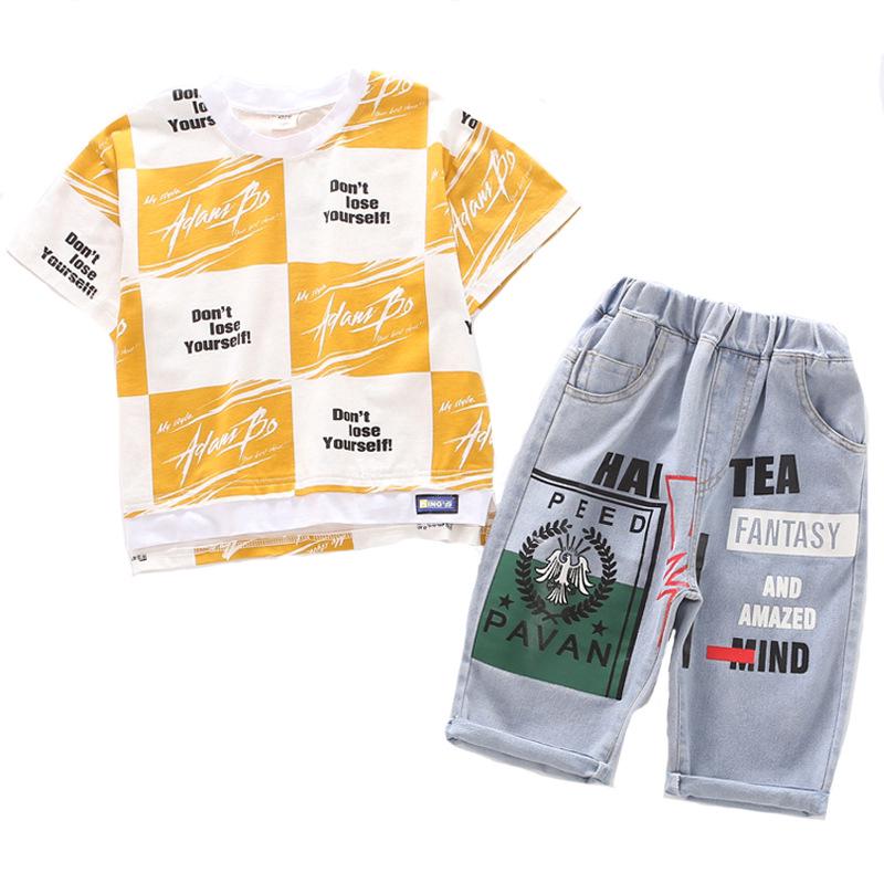 Set áo thun + Quần jeans cho bé trai