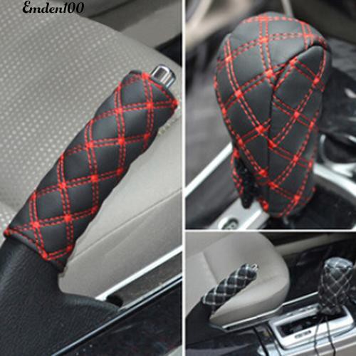 Bộ 2 Bọc Bảo Vệ Cần Số Và Phanh Tay Cho Xe Hơi