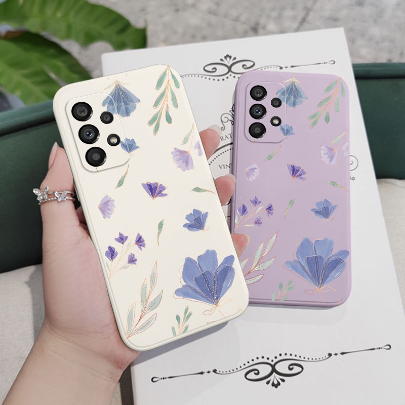 Ốp ĐiệN ThoạI HọA TiếT Hoa Cho Samsung Galaxy A73 A53 A33 A23 5G
