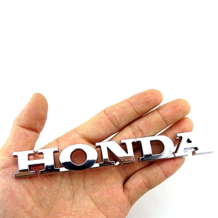 Tem Chữ Nổi HONDA Dán Trang Trí Xe HD02