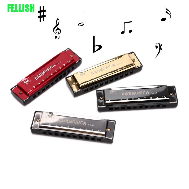 Kèn Harmonica 10 Lỗ Cho Người Mới Bắt Đầu Học 436v