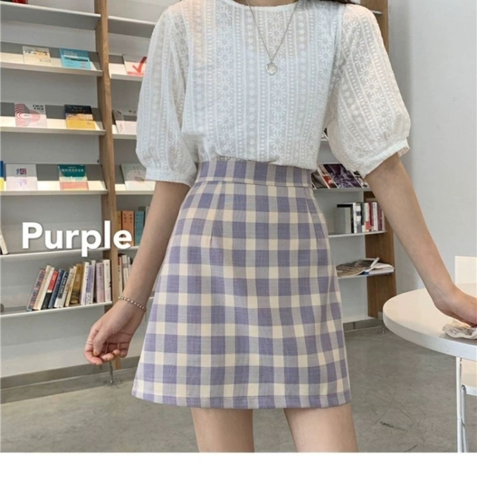 Chân Váy Chữ A Họa Tiết Caro Thời Trang Cho Nữ | BigBuy360 - bigbuy360.vn