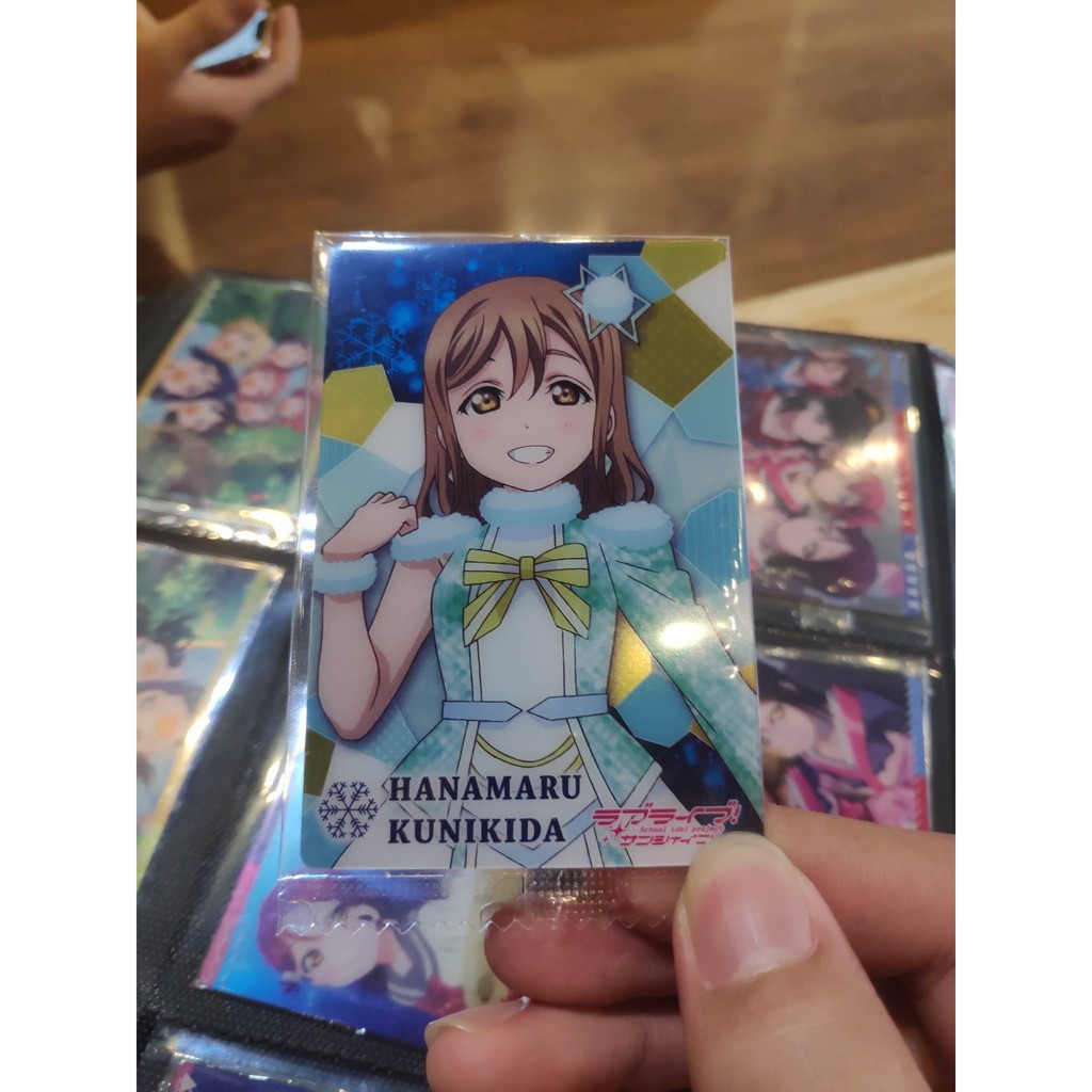 Thẻ bài sưu tầm bánh xốp Idol Love Live LL 29 - Tặng bọc bài nhựa bảo quản