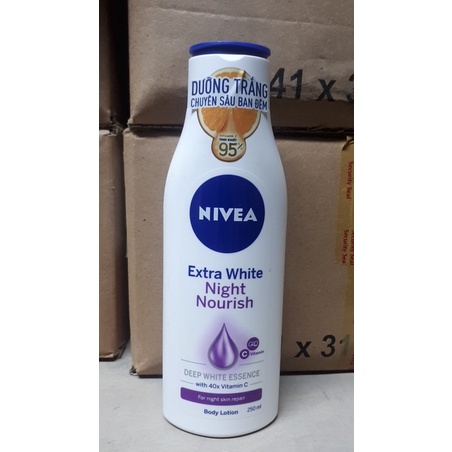 SỮA DƯỠNG THỂ DƯỠNG TRẮNG DA BAN ĐÊM NIVEA 400ML