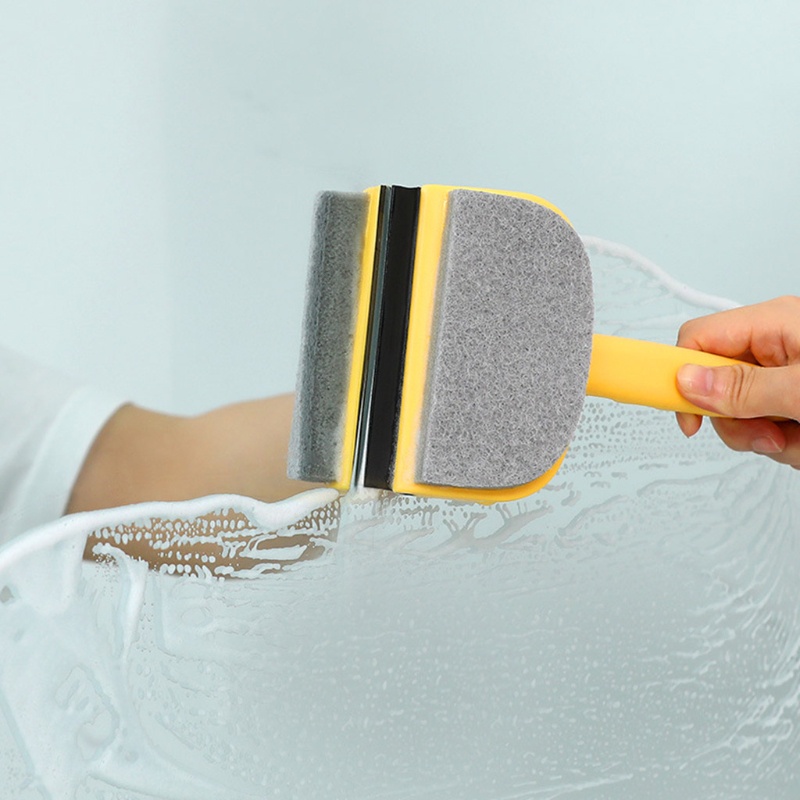 Bàn chải vệ sinh cửa kính hai mặt tiện dụng tùy chọn màu sắc