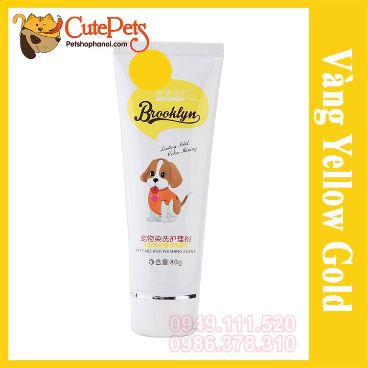 Thuốc nhuộm lông cho chó mèo Brooklyn 80g - Thức ăn chó mèo CutePets