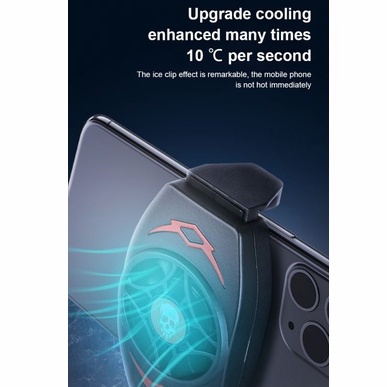Quạt tản nhiệt điện thoại  X13 X16 - Siêu lạnh , làm mát bằng sò lạnh siêu mát, Upgrade LED RGB - Free Gift