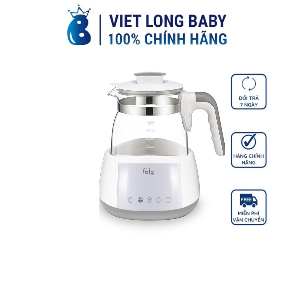 Máy đun và hâm nước pha sữa điện tử - QUICK 7 - Fatzbaby - FB3521TK - Hàng chính hãng - Bảo hành 12 tháng