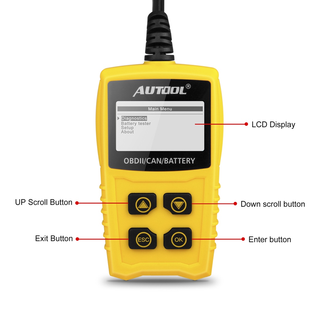 Thiết Bị Quét Kiểm Tra Lỗi Xe Hơi AUTOOL CS330 OBD2