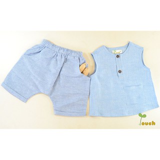 Set áo + quần linen cho bé trai