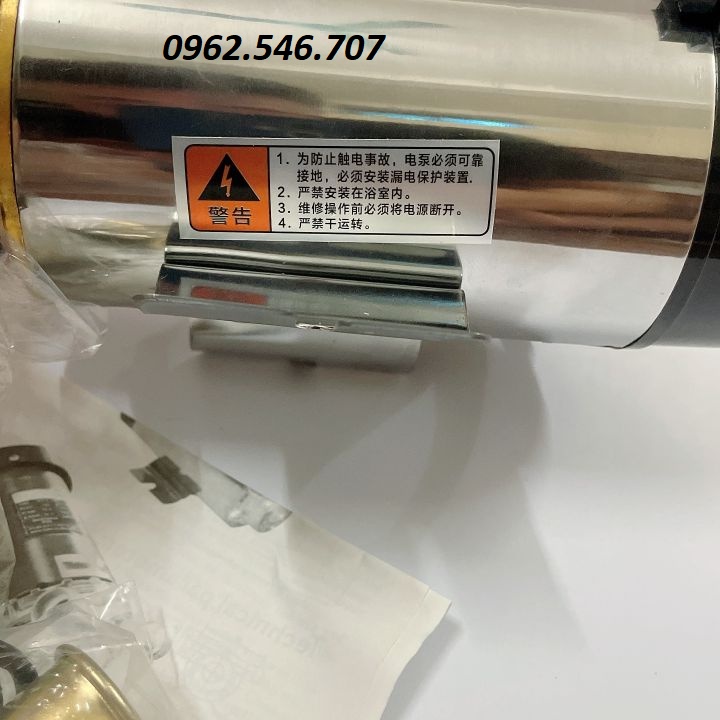 Bơm tăng áp máy giặt . bình nóng lạnh / Bơm tăng áp hàng loại 1