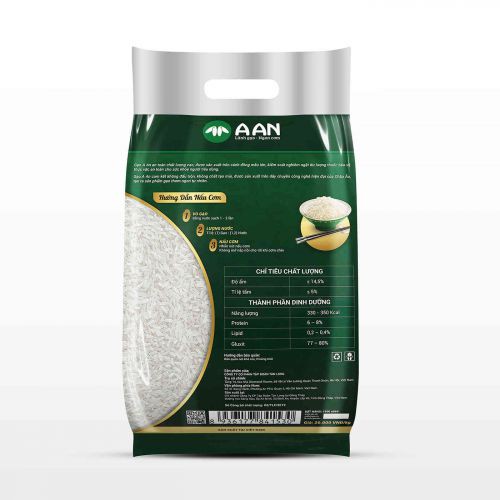 Gạo Thơm ST21 Túi 5Kg - Gạo đặc sản Sóc Trăng - Thơm hoa lài nhẹ, cơm ngọt, rất dẻo, hạt cơm kết dính | BigBuy360 - bigbuy360.vn