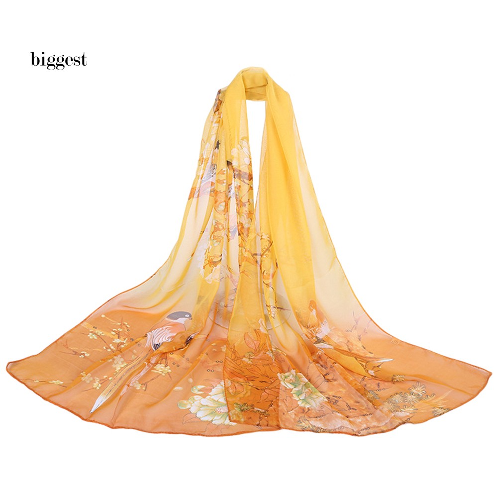 Khăn choàng đi biển họa tiết hoa thời trang