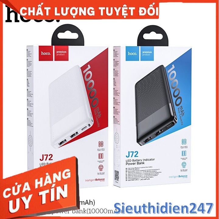 Sạc Dự Phòng Hoco J72 10000mAh
