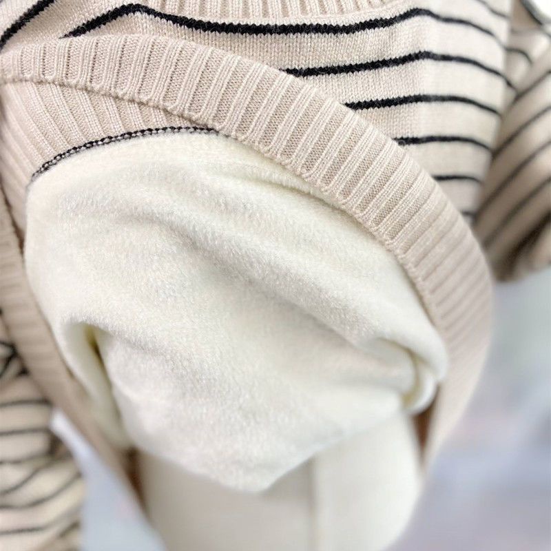 Áo len trẻ em, áo len cho bé trai bé gái lót nỉ bông bên trong dày dặn mềm mịn giữ ấm cho bé