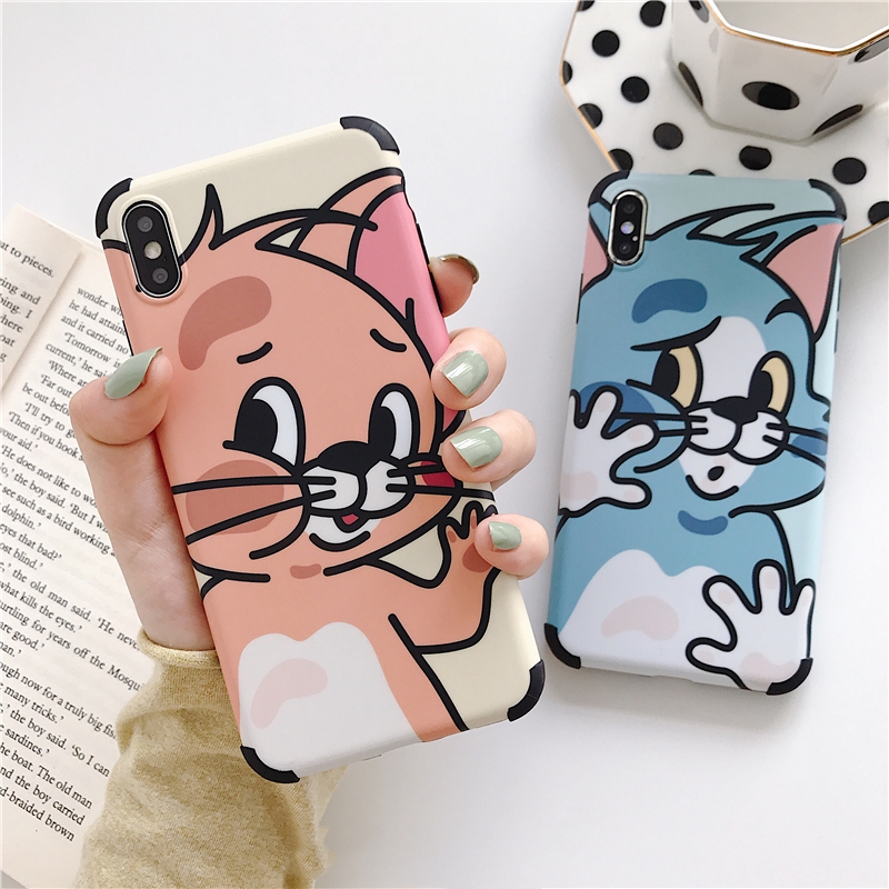 Ốp lưng iphone Tom Jerry IMD 5/5s/6/6plus/6s/6splus/7/7plus/8/8plus/x/xr/xs/11/12/pro/max/plus/promax - Awifi Case B4-3 | BigBuy360 - bigbuy360.vn