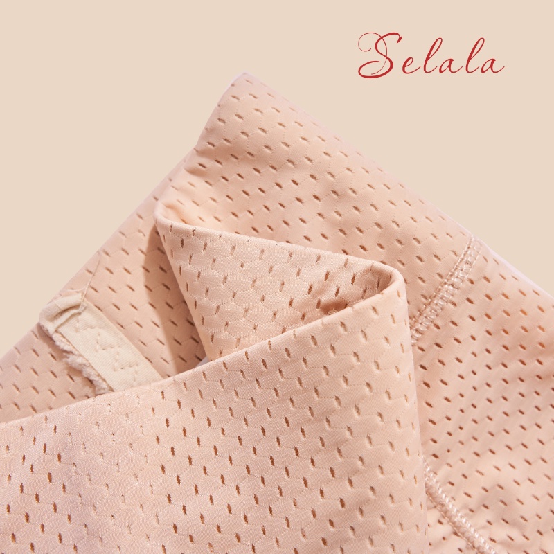 Quần Độn Mông Selala Đúc Su Cao Cấp Cạp Cao Xiết Eo Đình Hình Thiết Kế Lỗ Thông Hơi Thoáng Mát QĐ02