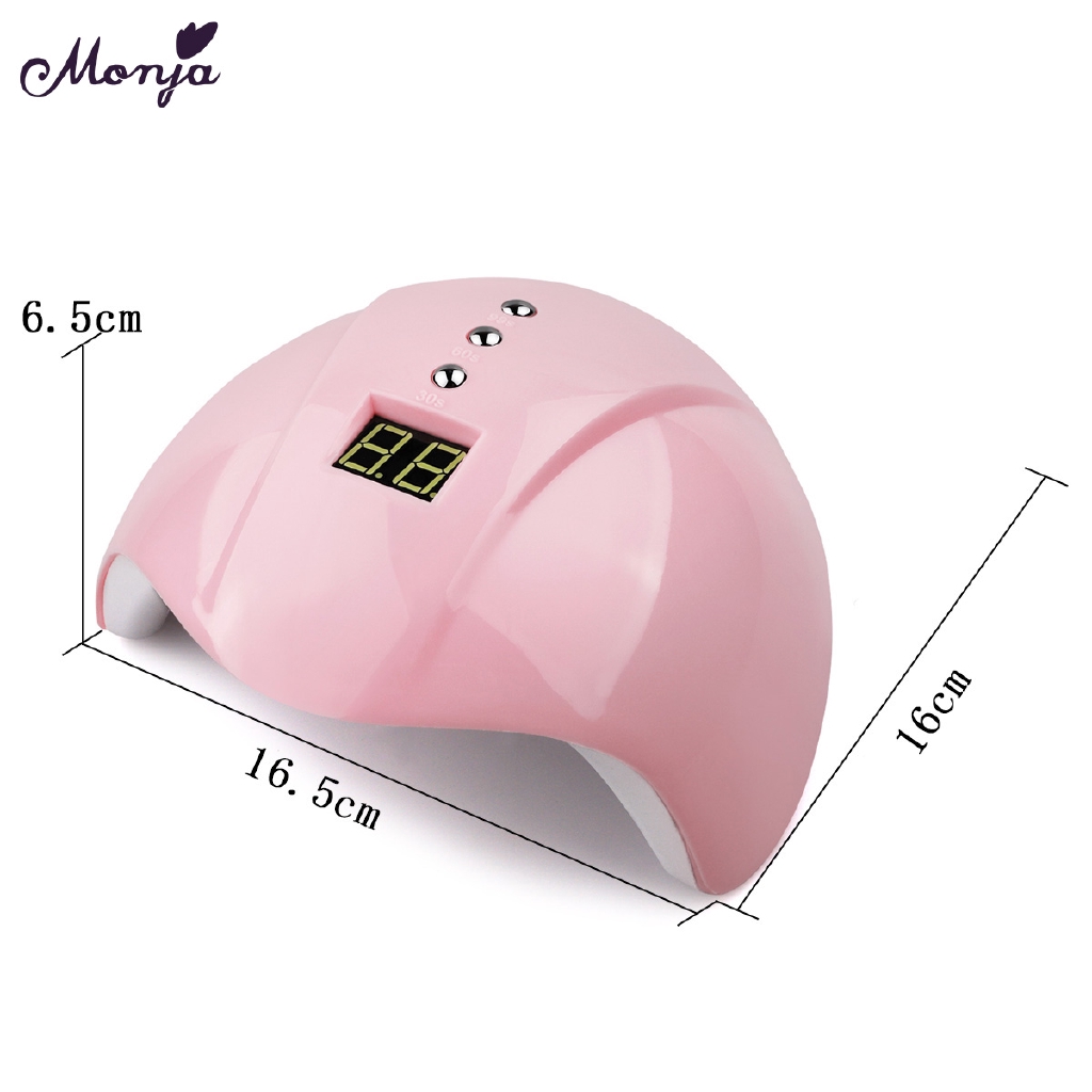 Monja 36W Nail Dryer LED Nail Lamp UV Lamp for Curing All Gel Nail Polish With Motion Sensing Manicure Pedicure Salon Toolel Nail Polish With Motion Sensing Manicure Pedicure Salon Tool