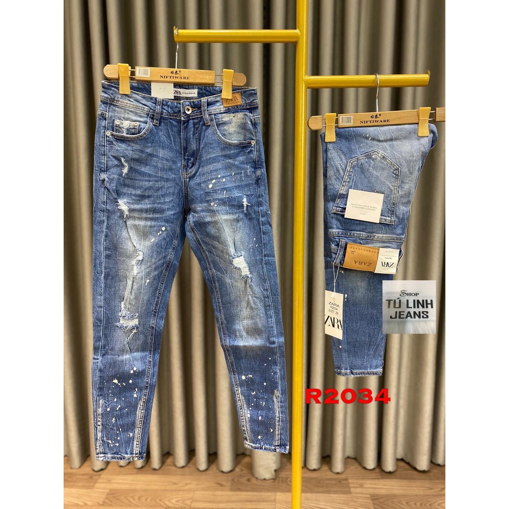 [ LẺ Size Sale sốc ] Quần Bò Côn Vẩy Sơn | BigBuy360 - bigbuy360.vn