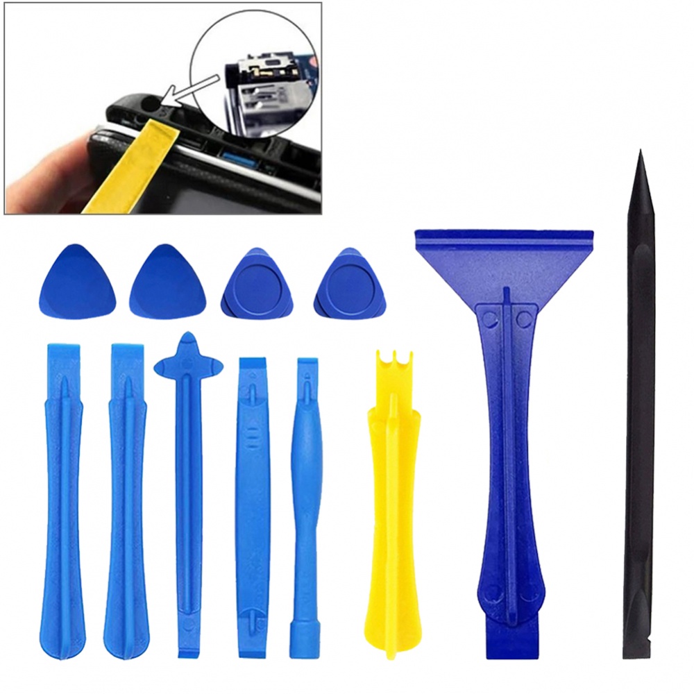12Pcs Phone Opening Tools Dual Ends Spudger Crowbar Pry Repair Disassemble Tool pOpbOlx uoinTe