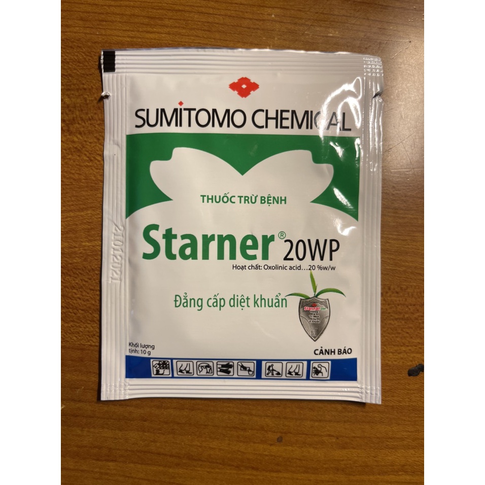 Staner 20WP trị bệnh do vi khuẩn thối nhũn trên hoa lan cây cảnh