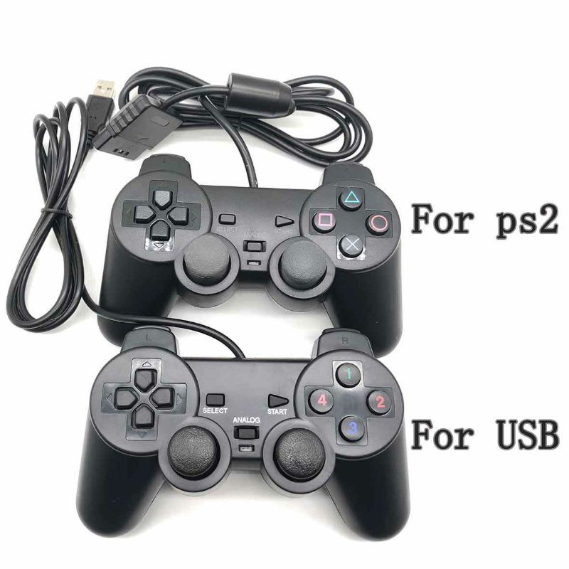 tay cầm PS2 cao cấp Ps2M ps2A tay pc cổng USB