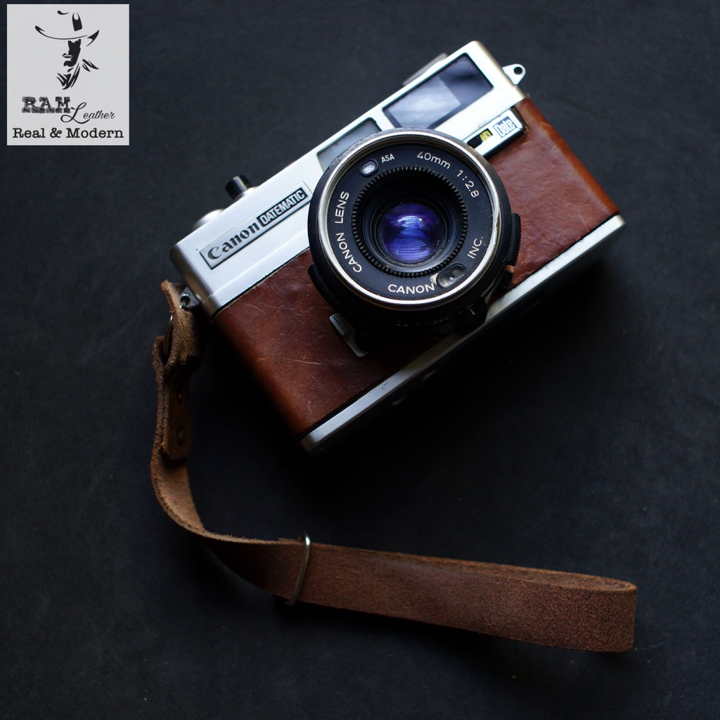 Dây máy ảnh vintage da bò thật cho fujifilm chính hãng RAM Leather