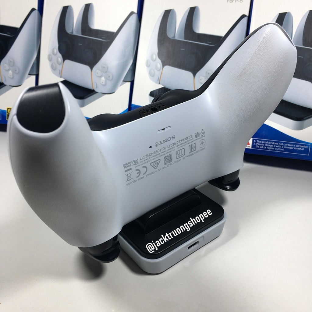 Dock sạc đế sạc đôi Dobe cho Tay cầm PS5 Dualsense Hàng chính hãng