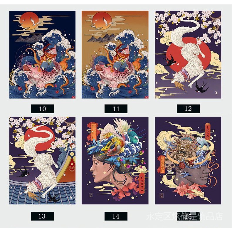 Rèm Cửa Phong Cách Nhật Bản Trang Trí Nhà Hàng/Nhà Bếp