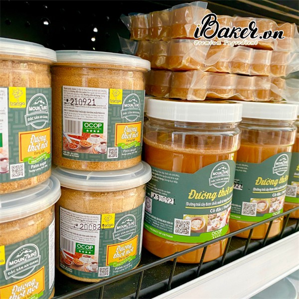 Đường thốt nốt dạng sệt Moun7ains hũ 1kg