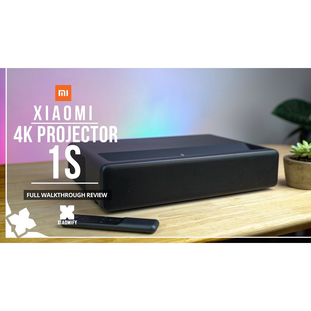 MÁY CHIẾU XIAOMI LASER PROJECTOR 1S 4K MÀU ĐEN  .