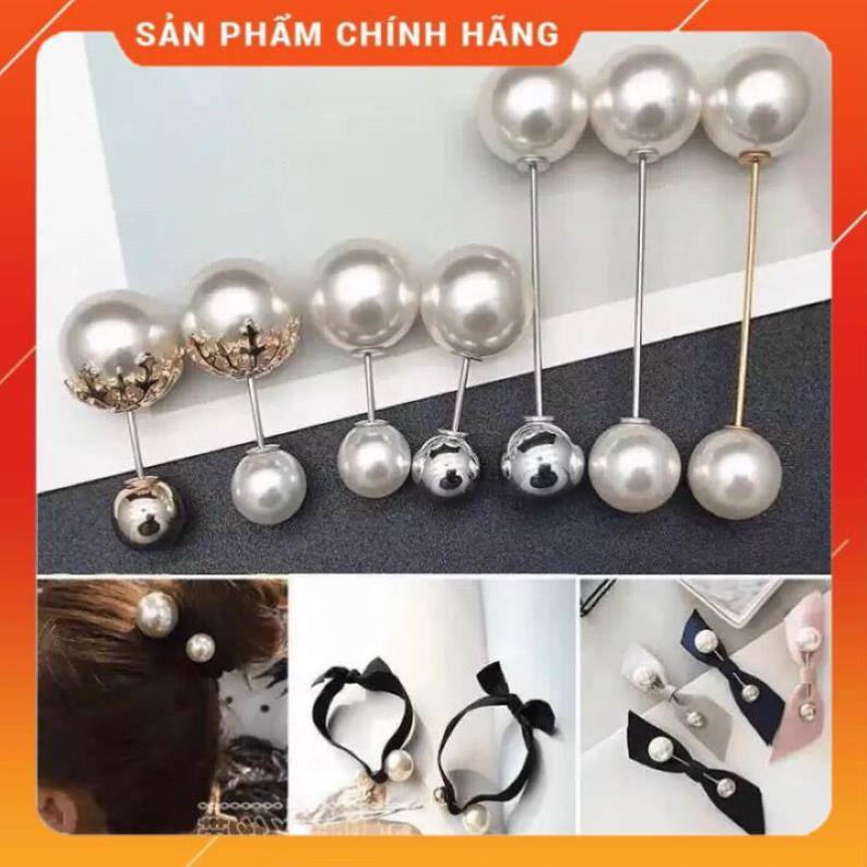 Set cài áo, gim quần áo đính ngọc trai nhân tạo 7 món siêu xinh