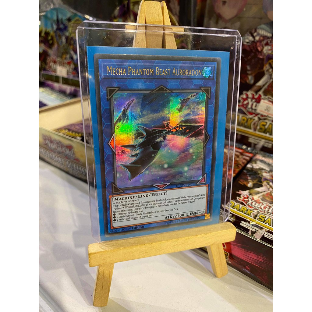 Lá bài thẻ bài Yugioh Mecha Phantom Beast Auroradon - Ultra Rare - Tặng bọc bài nhựa bảo quản