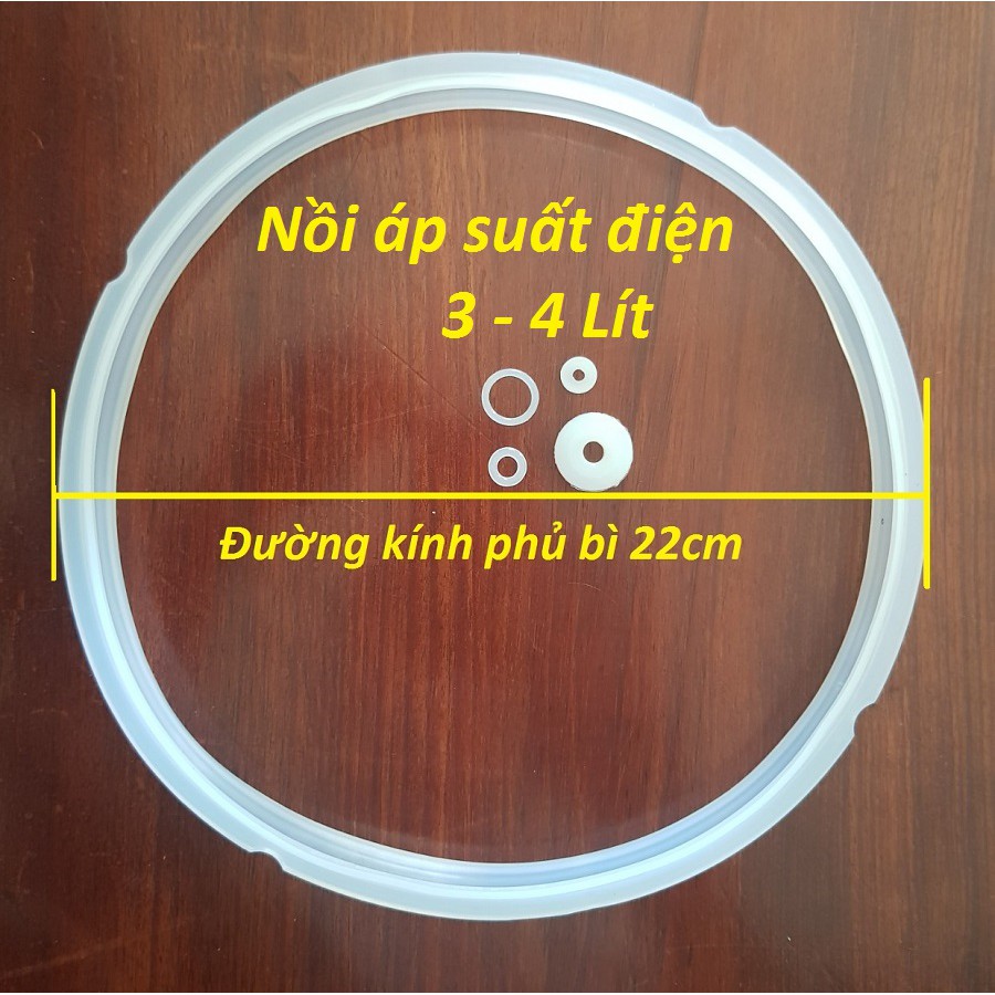 Gioăng nồi áp suất điện siêu dày 22cm, 24cm - Gioăng cao su nồi áp suất siêu dày