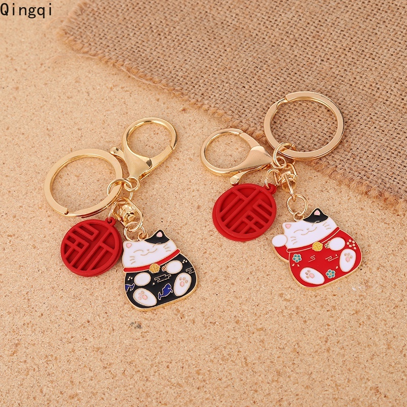 Móc khóa Miss Zoe hình chú mèo may mắn dễ thương