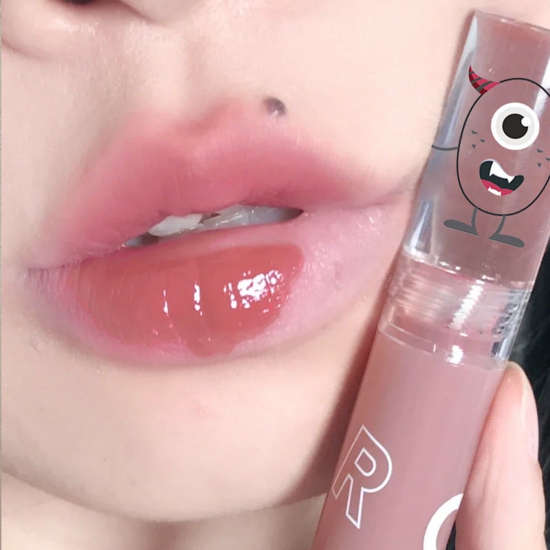 Son kem bóng Herorange dưỡng ẩm thiết kế vỏ in hình quái vật độc đáo thời trang