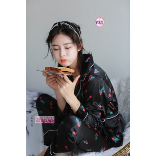 Pijama Lụa Cao Cấp Dài Tay Y31