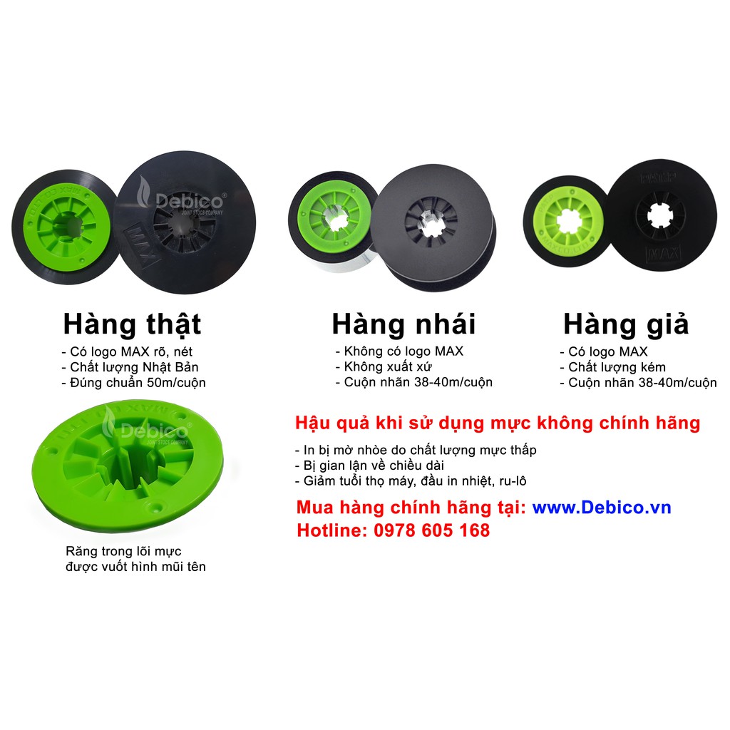 Mực in LM-IR300B, LM-IR50B hàng nhập khẩu chính hãng MAX