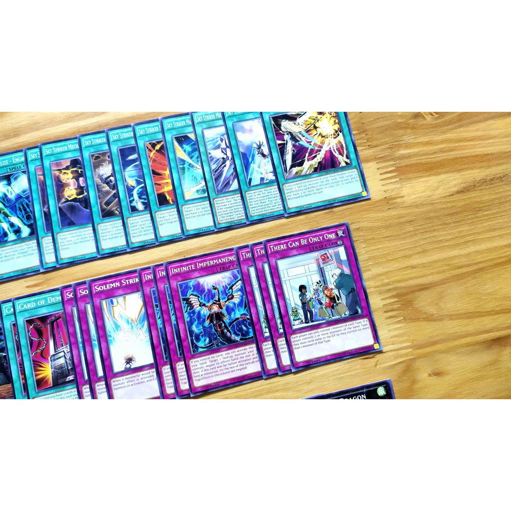 Bài Yugioh ❤️FREESHIP❤️ Thẻ bài Yugioh Sky Striker deck 54 lá